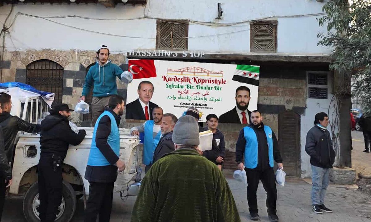 Basın Merkezi önünde düzenlenen etkinlik ve basın açıklaması.